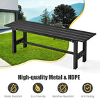Giantex 2-Pack Outdoor Bench Seat - Image 7