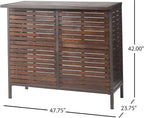 Christopher Knight Home Milos Indoor/Outdoor Acacia Wood 3 Piece Bar Set - Image 7