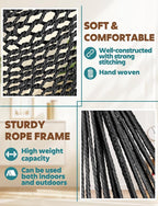 Chihee Hammock Chair Super Large Soft-Spun Cotton Rope Weaving Hanging Chair - Image 3