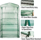 Worth Garden 50% Extra Wide Mini Greenhouse 5 Tier Portable Plant Green House - Image 2
