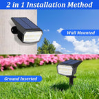 Sucolite 8-Pack Solar Spot Lights Outdoor Waterproof IP65, 3 Lighting Modes - Image 6