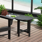 WestinTrends Dylan Adirondack Round Outdoor Side Table - Image 10