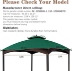 SCOCANOPY Forest Green Ripstop Replacement Top Fit - Image 2