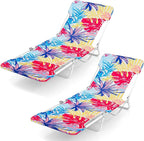 GYMAX Tanning Chair, 330lbs Capacity & Shoulder Strap, Portable Layout by GYMAX