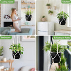 2-Pack 5.7-Inch Self-Watering Hanging Planters - Image 7