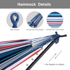 SUNCREAT 2-in-1 Convertible Portable Double Hammock - Image 4