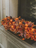 13pcs Outdoor Artificial Maple Leaf Pumpkin Branch - Image 6
