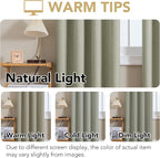 H.VERSAILTEX Linen Curtains 100% Blackout Curtains - Image 4