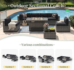 Aoxun 8 Piece Patio Furniture Set - Image 7