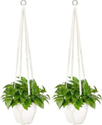 Dahey Macrame Plant Hanger Indoor Outdoor Hanging Planter Basket Large by Dahey