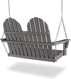 POLYWOOD Vineyard 2-Person Porch Swing, Sand - Image 2