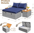 Flamaker Outdoor Rattan Lounge Chair - Image 5