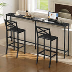 Bar Stools, Kitchen Breakfast Bar Chairs, Easy Assembly, - Image 2