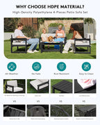 SERWALL 2 Pieces Single Cushioned Sofa Armchair - Image 3