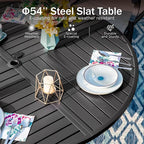 PHI VILLA Outdoor Round Dining Table - Image 4