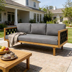 Christopher Knight Home Rosie Acacia Wood Outdoor Daybed Sofa by ChristopherKnightHome