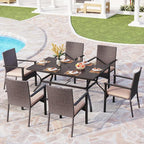 PHI VILLA 7 Piece Outdoor Dining Set - Image 2