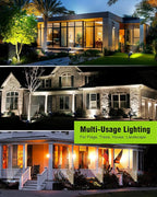 Solar Spotlights, 18 LED Solar Lights Outdoor Waterproof, 2 Mode Soft Warm - Image 8