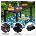 Sophia & William Outdoor Bar Set, Patio Bar Table and Chairs Set, Counter - Image 6