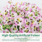 24 Bundles Artificial Pansy Flowers - Image 7