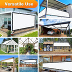 Artpuch Outdoor Pergola Shade Cover 8' X 24' Sun Shade Cloth - Image 6