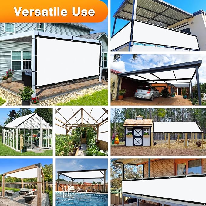 Artpuch Outdoor Pergola Shade Cover 4' X 15' Sun Shade Cloth - Image 6