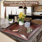 26.8"X26.8" Repotting Mat for House Plants Transplanting Control Mess, Foldable - Image 3