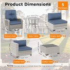 14-Seat Modern Patio Furniture Set - Image 3