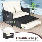 COSTWAY Patio Rattan Daybed - Image 7