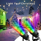 12W RGBW Color Changing Landscape Spotlights, 110V Plug-in Outdoor LED Spot - Image 9