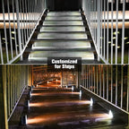 VOLISUN Solar Stair Lights 24 Pack, Solar Step Lights Waterproof IP67, Outdoor - Image 2