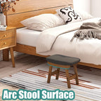 Gray Foot Stools Ottoman, Small Soft Footrest Ottoman - Image 5