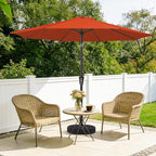 MEWAY 9ft Patio Umbrella Outdoor Table Umbrellas - Image 2