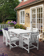 Outdoor Rectangle Dining Table, Heavy-Duty HDPE Table - Image 7