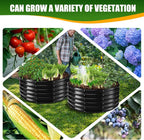 17" Tall Elevated Round Metal Rised Garden Bed- 3.3'x3.3' in Size and 0.8MM - Image 6