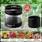 3 Pack 15 Gallon 360° Visibility Potato Grow Bags - Image 2