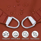 Artpuch Waterproof Sun Shade Sail, UV Resistant Rain Canopy, Curved Edges Shade - Image 2