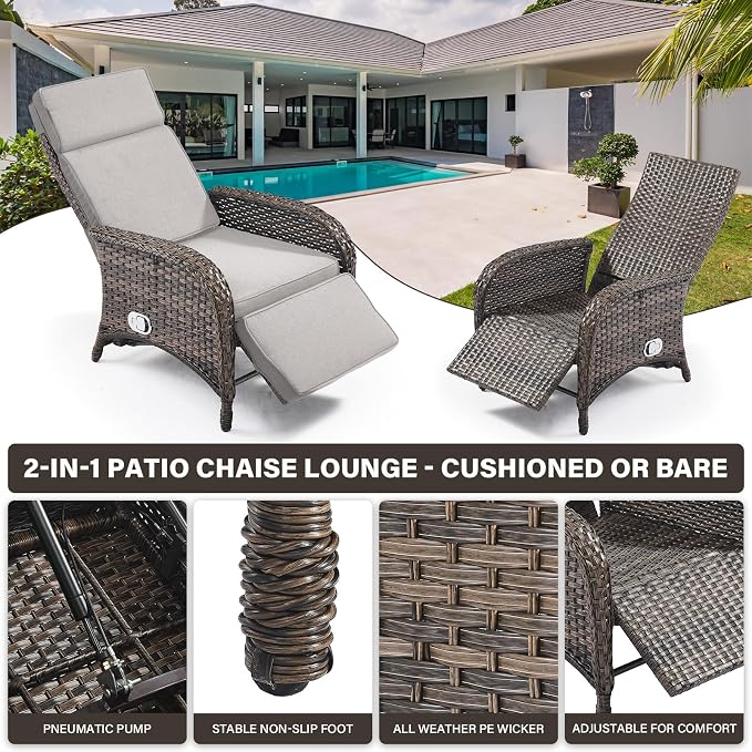 Belord 7 Piece Wicker Patio Furniture Set - Image 8