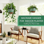 Set of 2-10 Inch Hanging Planters - Image 2