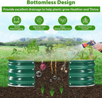 Galvanized Raised Garden Bed for Gardening, Modular Above Ground Growing - Image 7