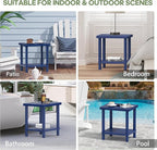 Outdoor Side Table, 2-Tier Small Outdoor Table - Image 6