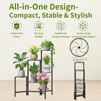 Outdoor Plant Stands for Patio Corner Tall Plant Stand Indoor Metal Flower Pot - Image 5