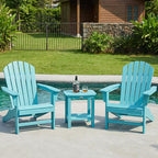 Y&M Outdoor Side Table, HIPS Adirondack Small Double Layer Table, Waterproof - Image 2