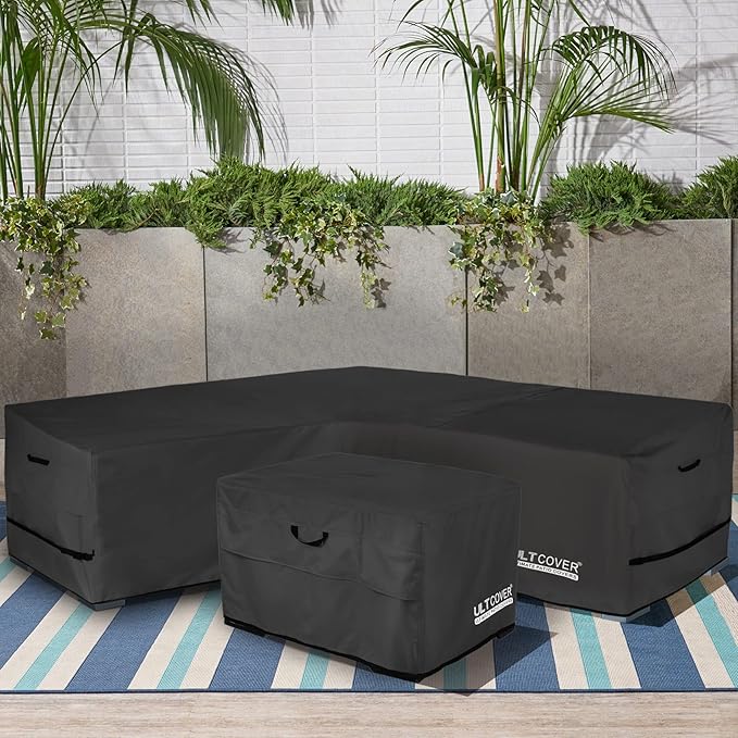 ULTCOVER Patio V-Shaped Sofa Cover Waterproof - Image 6