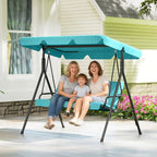 Outsunny 3-Seat Outdoor Patio Swing Chair - Image 9