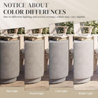 HOMCOM Outdoor Side Table, Round Small End Table - Image 7