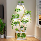 Plant Stand Indoor with Grow Lights by BACEKOLL