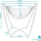 Sunnydaze Hanging Hammock Chair - Image 2