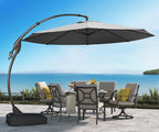 Grand patio 12FT Outdoor Offset Umbrella Large Round Aluminum Cantilever - Image 9