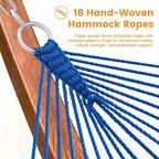 Lazy Daze Hammocks 10.5 FT Double 2 Person Caribbean Rope Hammock, Hand Woven - Image 4